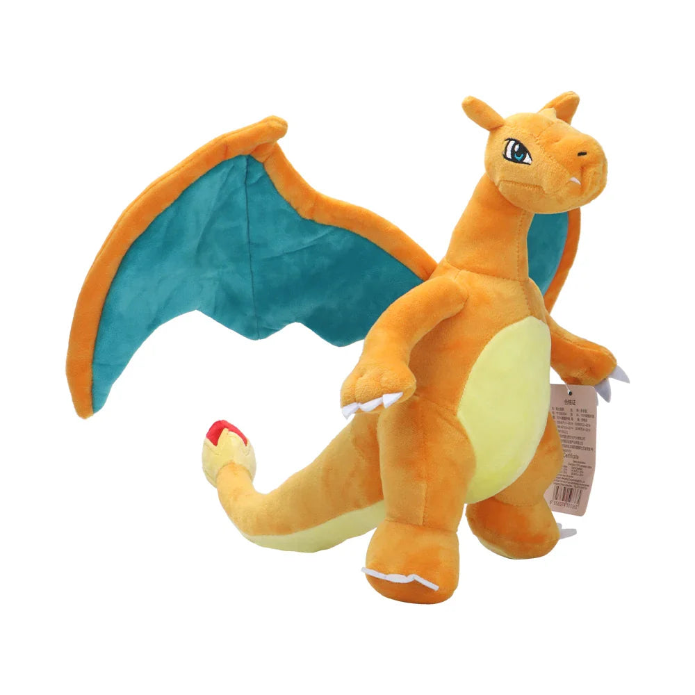Shiny Charizard Plush Toy – 12-Inch Soft Stuffed Cartoon Collectible Plush for Kids & Gift