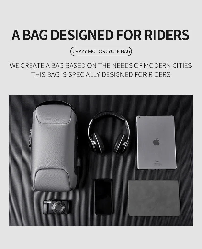 Designer Multifunction Anti-Theft USB Shoulder Bag – Travel Crossbody Messenger Sling Chest Bag for Men, Luxury Brand