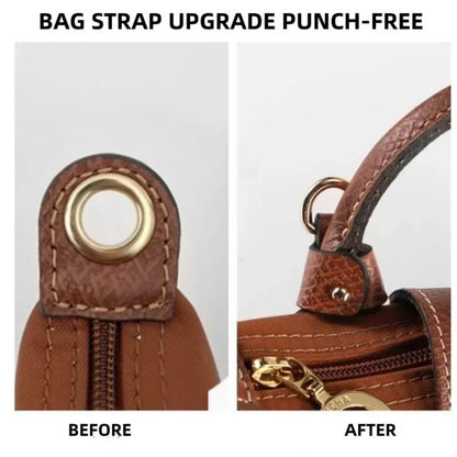 Perforated Crossbody Strap for Mini Longchamp Bag - Convertible Shoulder Accessories for Punch-Free Bag