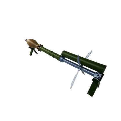 1:1/1:2 Scale RPG Rocket Model – High-Strength ABS with Folding Fins & Removable Cover for Home, Office, and Airsoft Gun Display