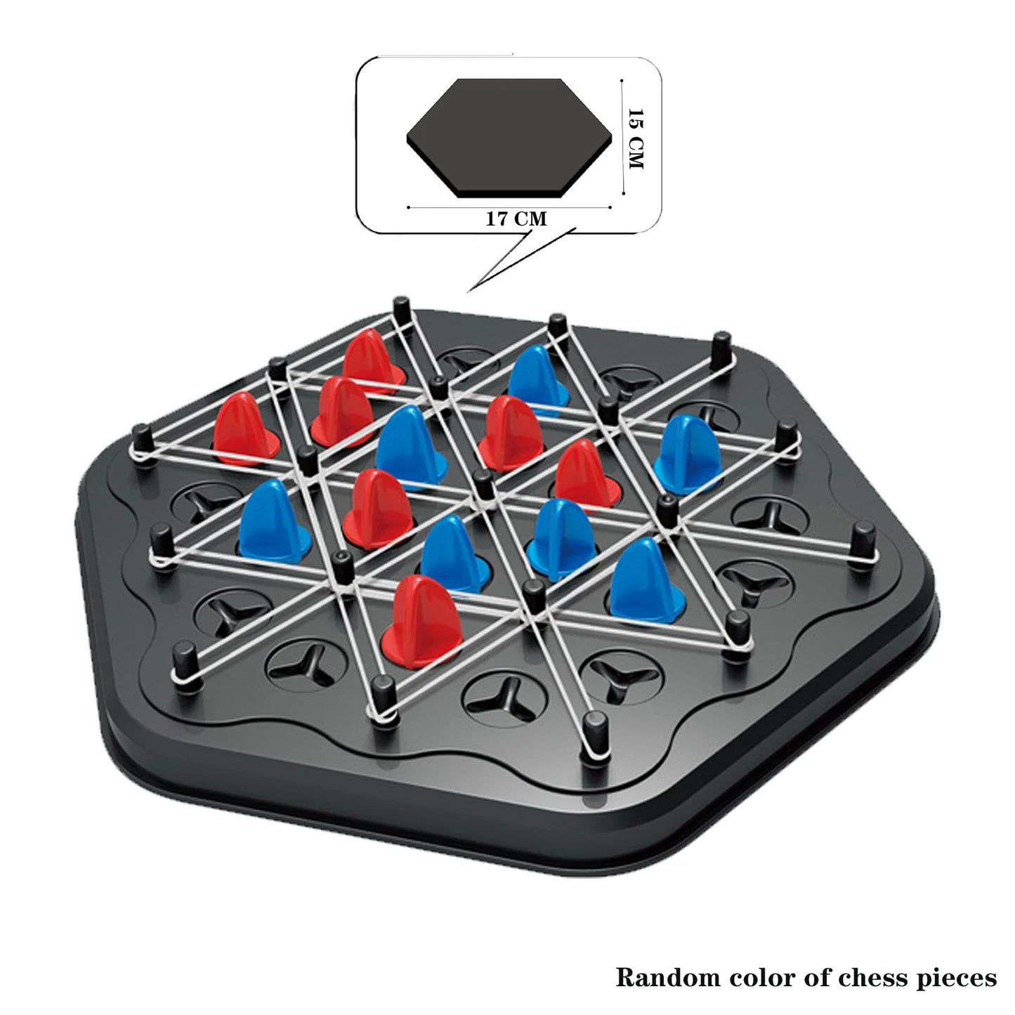 Triangle Chess Splendor Duel Board Game – Strategy Logic Game for Kids & Adults, Fun Family Puzzle Table Game Toy
