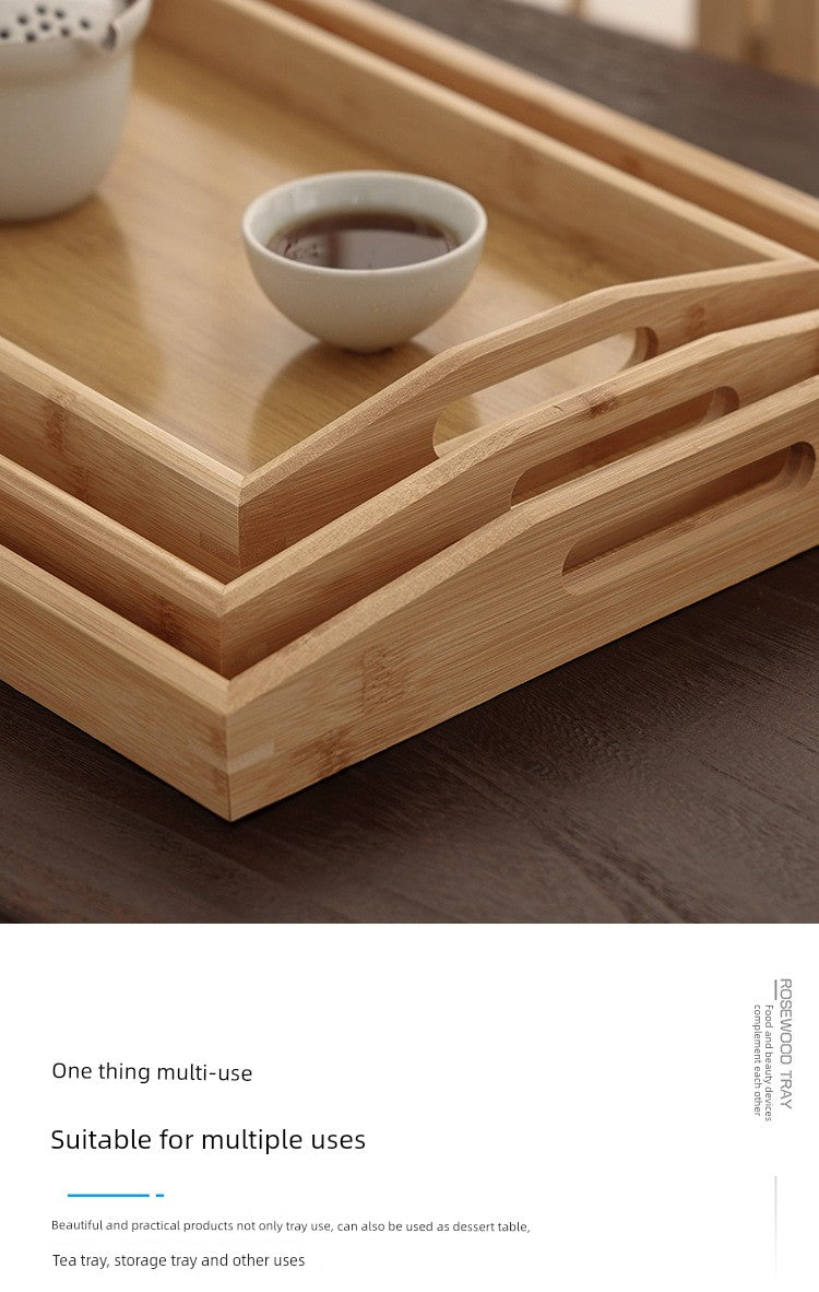 Rectangular Bamboo Tray – Household, Restaurant & Hotel Satchel Serving Tray