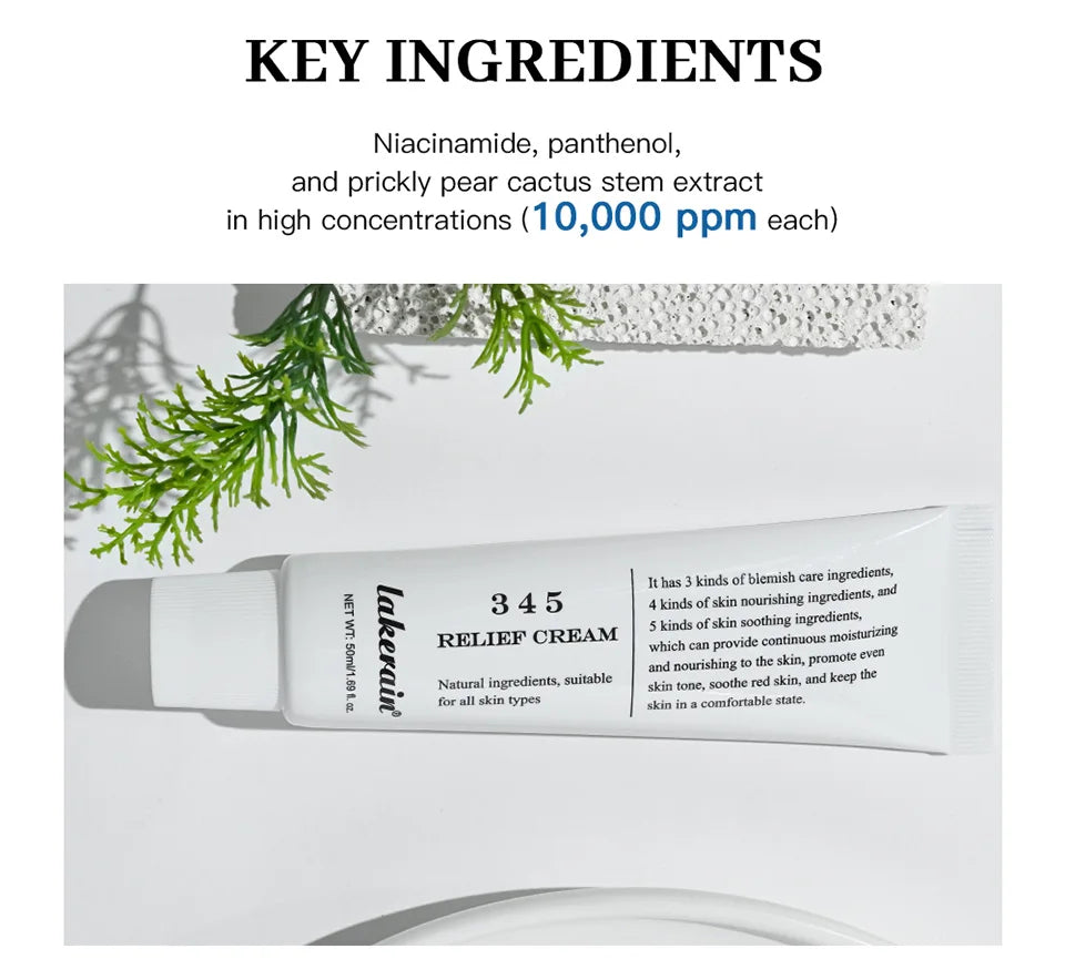 345 Relief Cream — Anti-Aging, Brightening & Acne Scar Repair Skincare