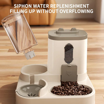 2-in-1 Cat Food and Water Feeder – Fully Automatic Pet Dispenser