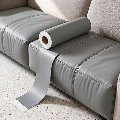 Large PU Leather Repair Patch Roll - Self-Adhesive Faux Leather Repair Tape for Sofa & Car Seats
