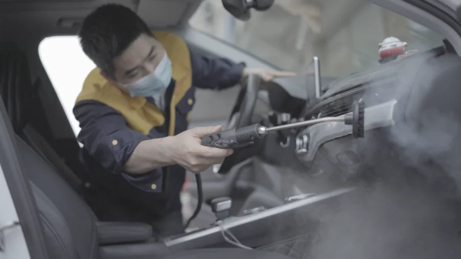 3000W Handheld Steam Cleaner – High-Pressure & High-Temperature Alkaline Disinfection for Kitchen, Car, and Air Conditioning