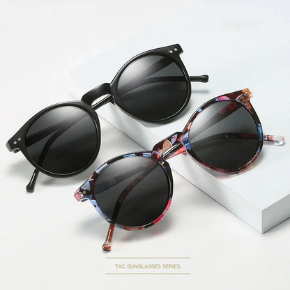 2025 Polarized Retro Round Sunglasses for Men & Women - Designer Vintage UV400 Goggles & Sun Glasses