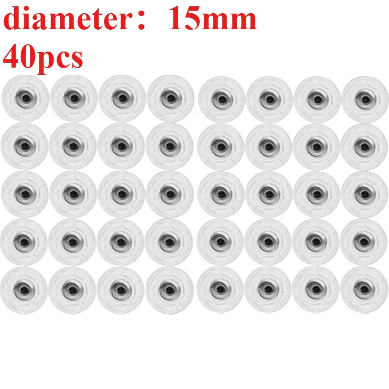 DIY Transparent Plastic Snaps – Invisible Seamless Fasteners, Durable Button Alternatives for Shirts & Dresses