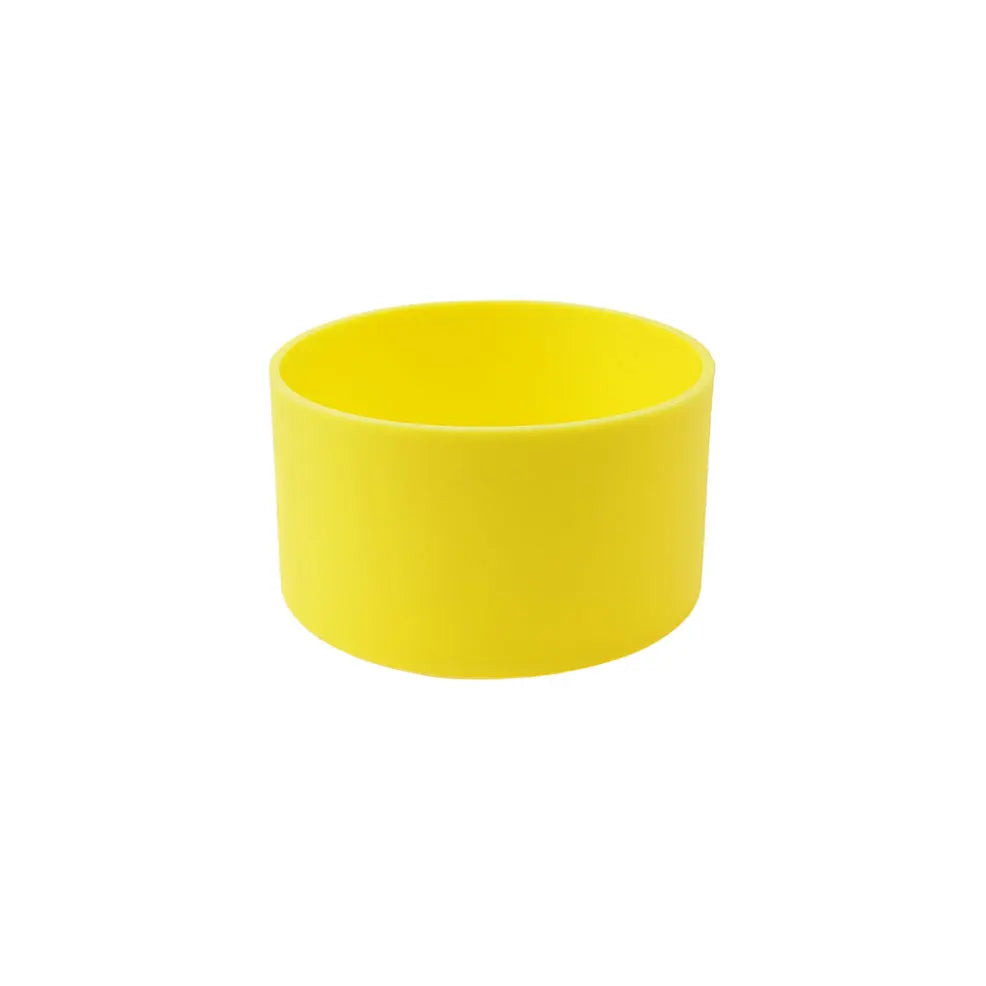 17 Colors 7.0CM Silicone Cup Bottom Cover – Heat Insulation Coaster Sleeve & Anti-Slip Water Bottle Sleeve