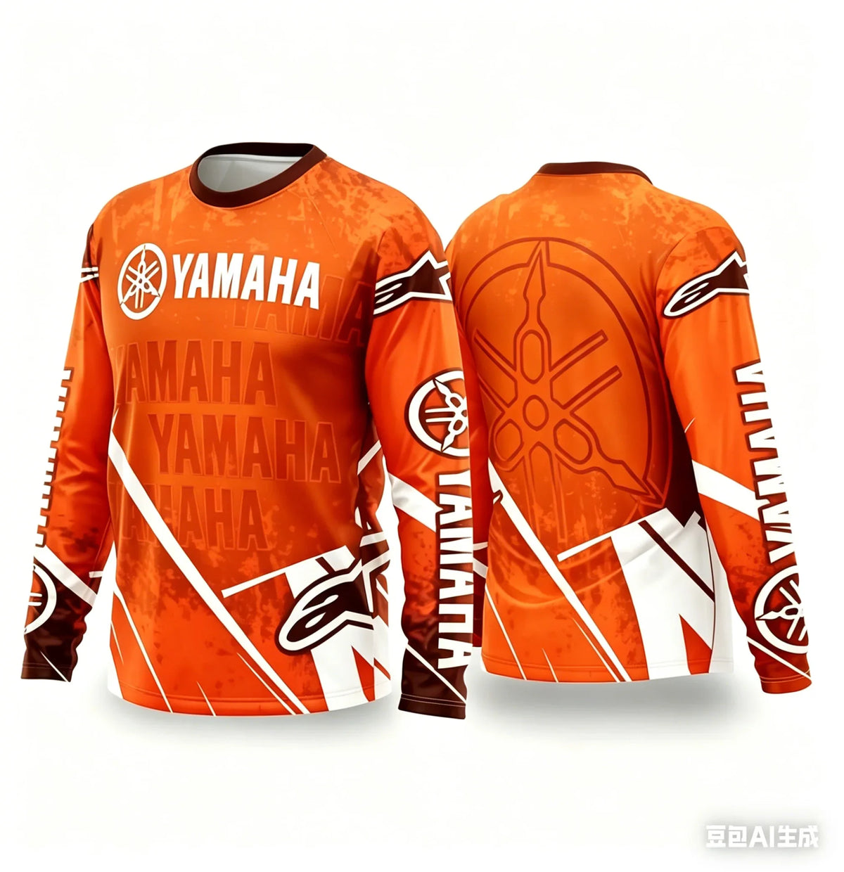 YAMAHA Motorcycle Riding Suit - Breathable Quick-Dry Long Sleeve Off-Road Racing Sportswear for Men & Women