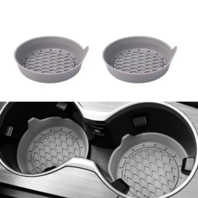 Non-Slip Silicone Car Cup Coaster Mat – Auto Drink Holder Pad for Interior Protection & Decoration Accessories