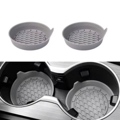 Non-Slip Silicone Car Cup Coaster Mat – Auto Drink Holder Pad for Interior Protection & Decoration Accessories