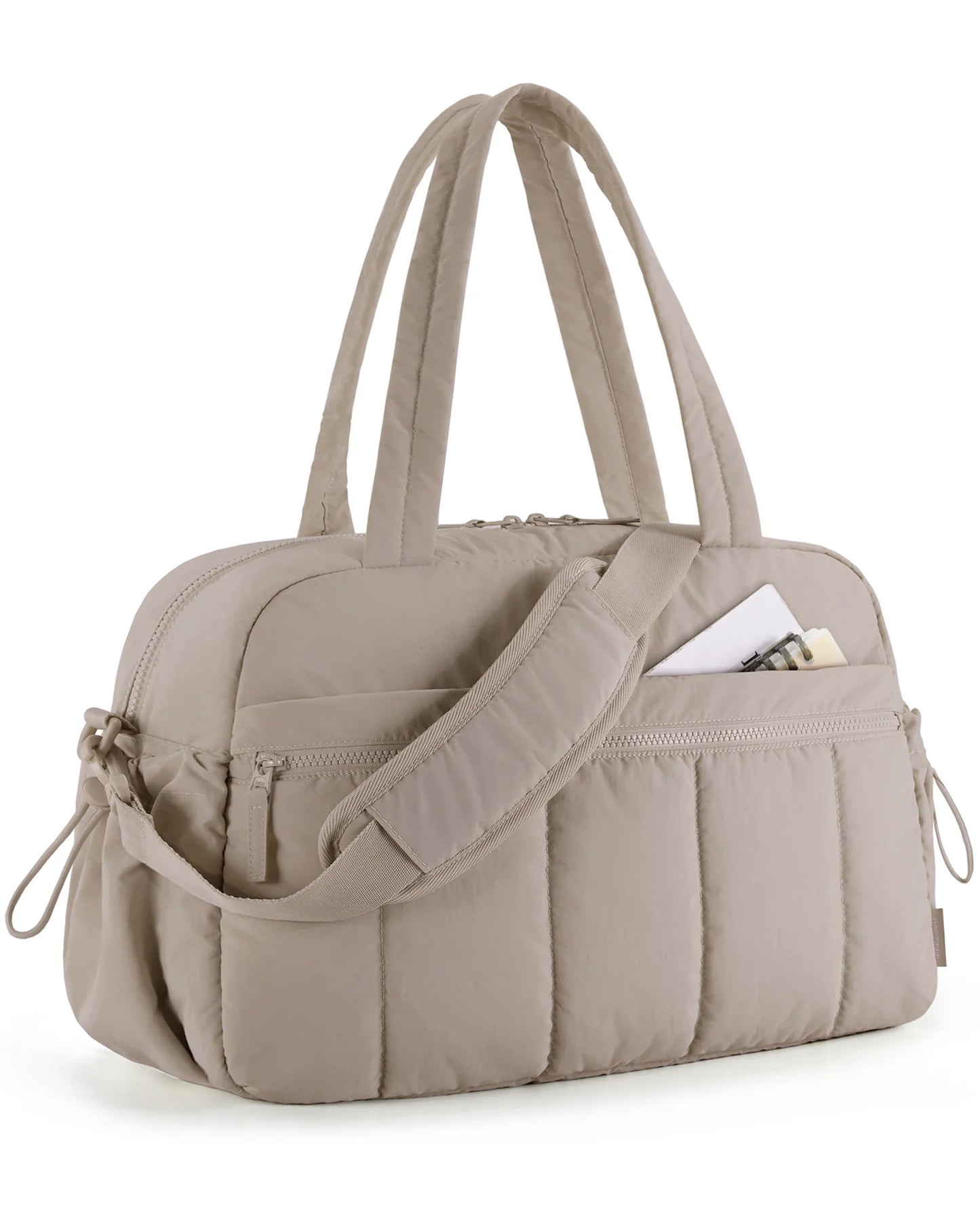 BAGSMART Travel Duffel Gym Bag for Women – Waterproof Carry-On Weekender with Wet Pocket & Cabin Luggage