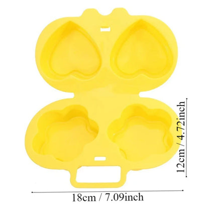 Microwave Egg Steamer Mold – Flower & Heart Shape Cooker for Easy Breakfast Eggs
