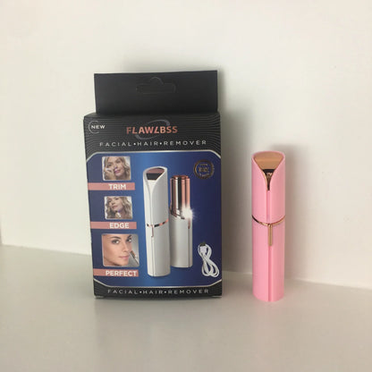 Women’s Facial Hair Remover — Painless Rechargeable Electric Shaver for Lip, Chin & Arms