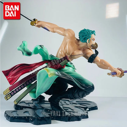 Roronoa Zoro Anime Figure - 10cm Three-Sword Style GK Manga Statue Collectible Model & Display Toy