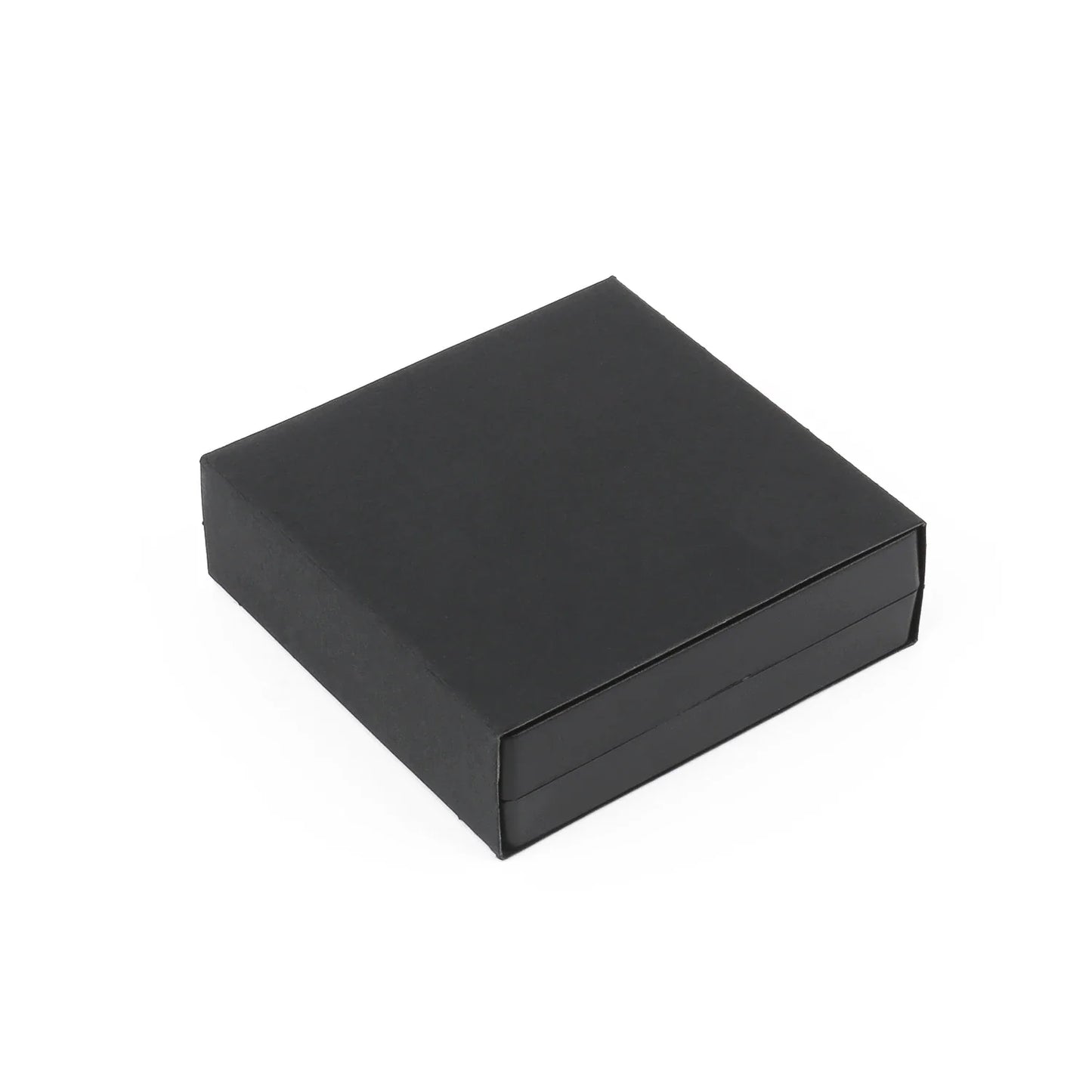 Black 3D Floating Display Case – Free-Standing Jewelry Storage for Rings, Earrings, Necklaces