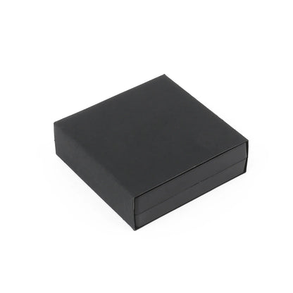 Black 3D Floating Display Case – Free-Standing Jewelry Storage for Rings, Earrings, Necklaces