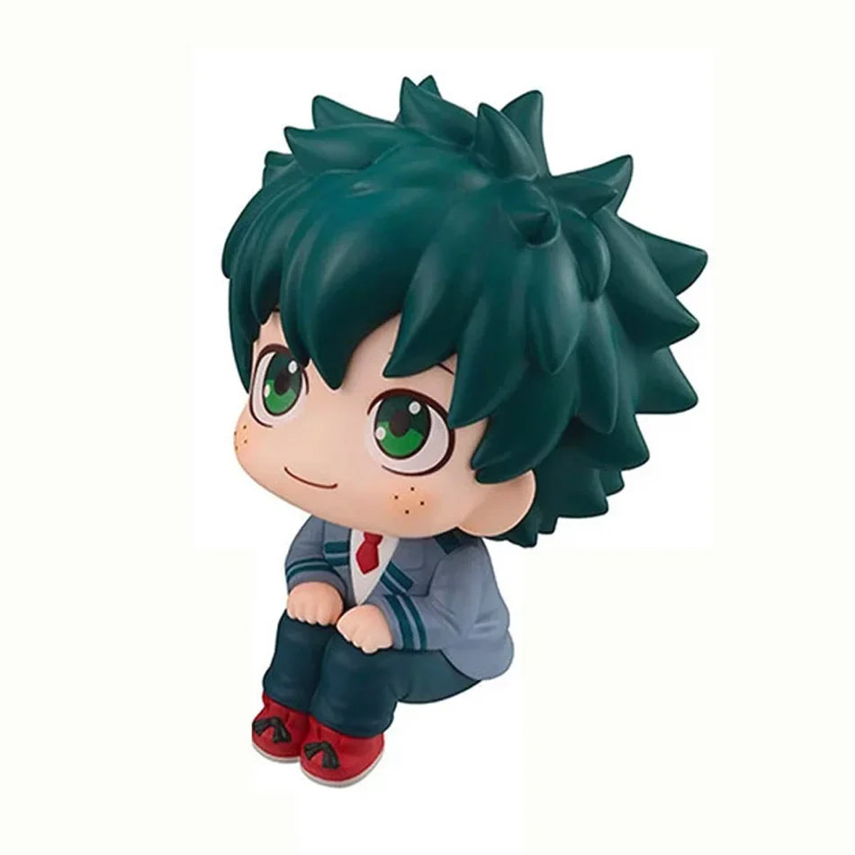 Super Cute Chibi Anime PVC Figures – My Hero Academia Style Izuku Midoriya, Katsuki Bakugo & Shoto Todoroki Collectible Toys