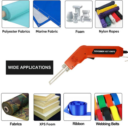 Electric Foam Cutter Hot Knife – Polystyrene, Styrofoam, Fabric, and Rope Cutting Tool for DIY Projects