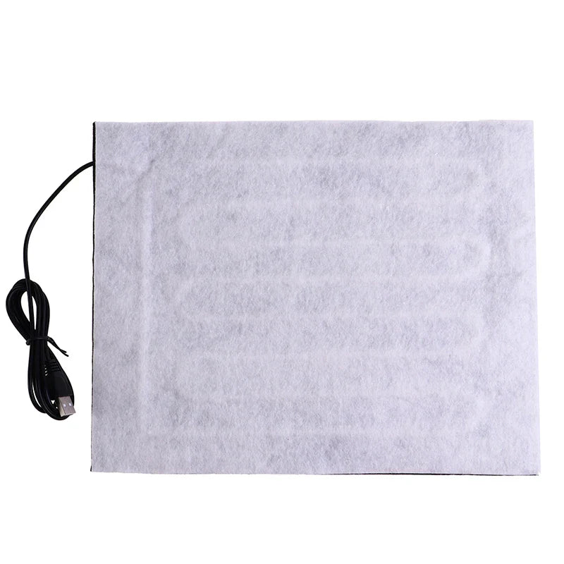 5V USB Heating Pad - Portable Warming Massage Heater for Body, Feet, Mouse Pad, Shoes & Gloves