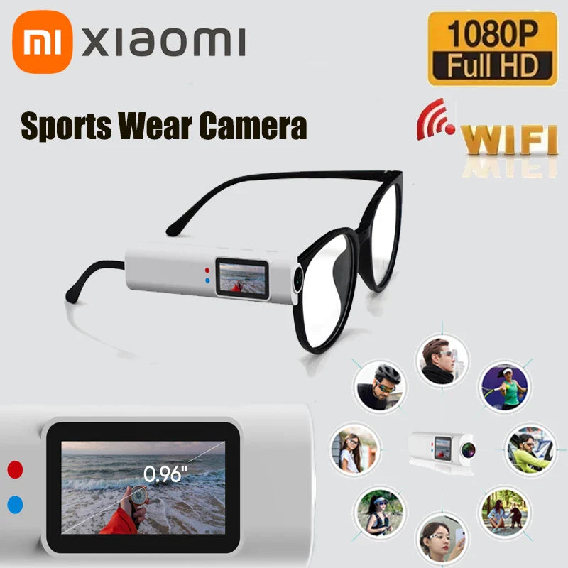 Xiaomi New Outdoor Sports Glasses Camera — 1080P HD WiFi Smart Headset for Video Recording