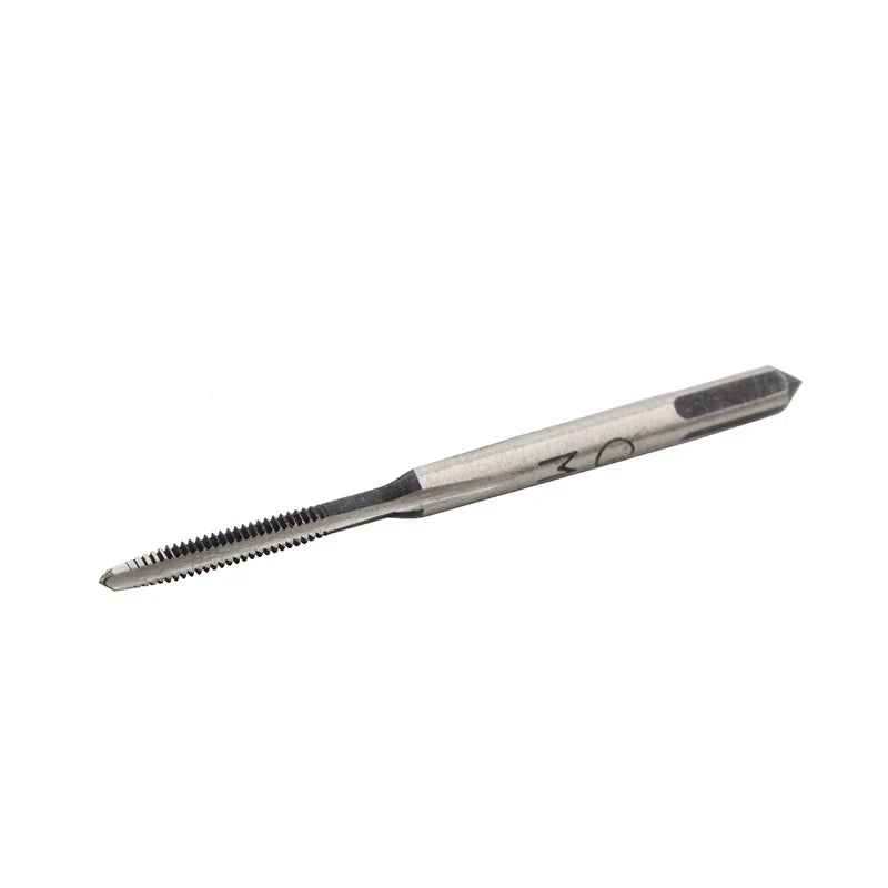 2pcs M1-M1.6 Mini Thread Tap Drill — Straight Flute Metric Screw Hole Tap for Eyeglasses Repair