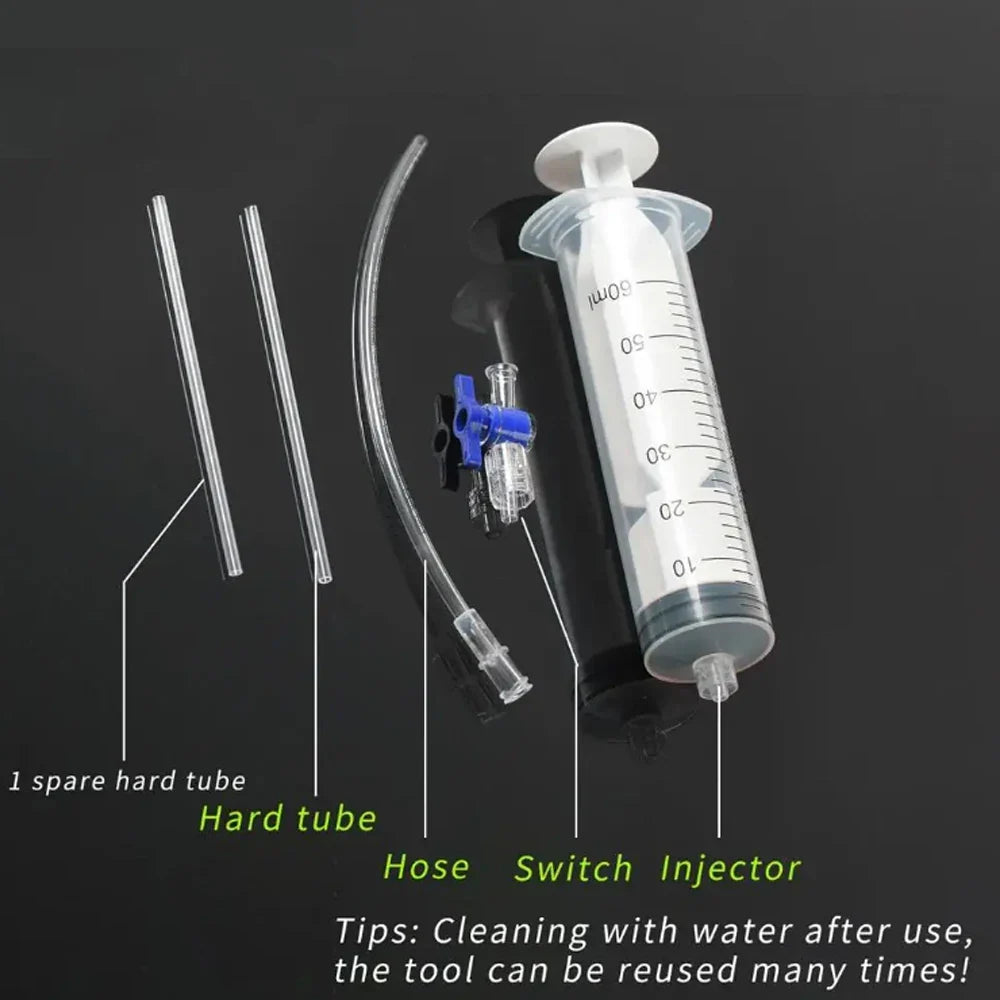 RL225 Tubeless Tyre Injector — Bicycle Sealant Injection Tool with Valve for MTB & Road Bikes