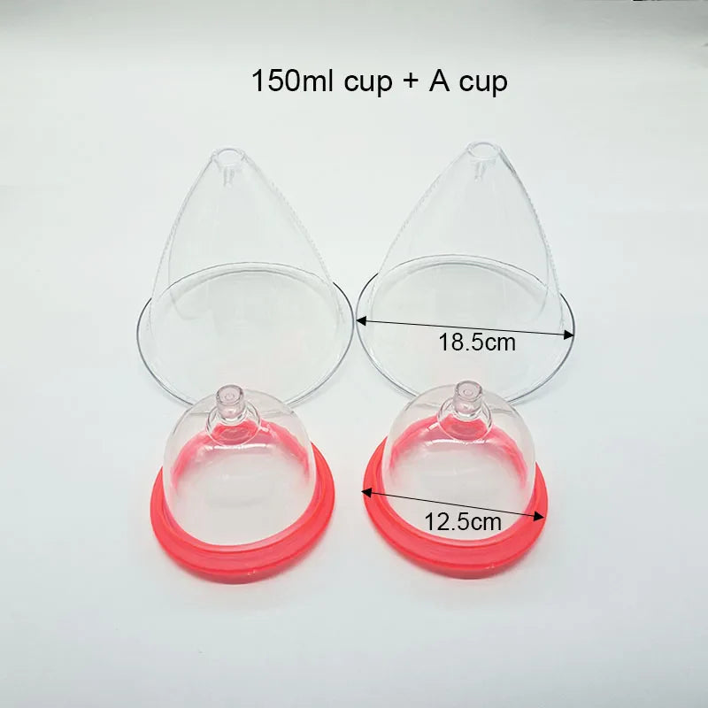Electric Vacuum Suction Body Massage Device for Chest & Butt Lift, Breast Enhancement & Firming Cupping Therapy Pump System