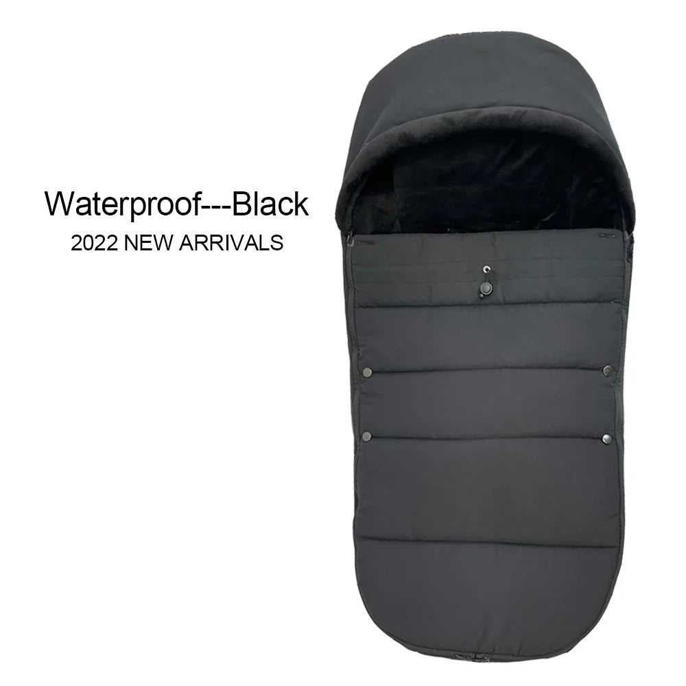 Universal Stroller Footmuff – Windproof, Waterproof & Thermal Warm, Compatible with YOYO & Bugaboo Strollers
