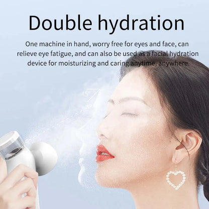 Portable Nano USB Eye Mist Sprayer – Ionic Warm Compress Humidifier for Eye Care & Dry Eye Relief