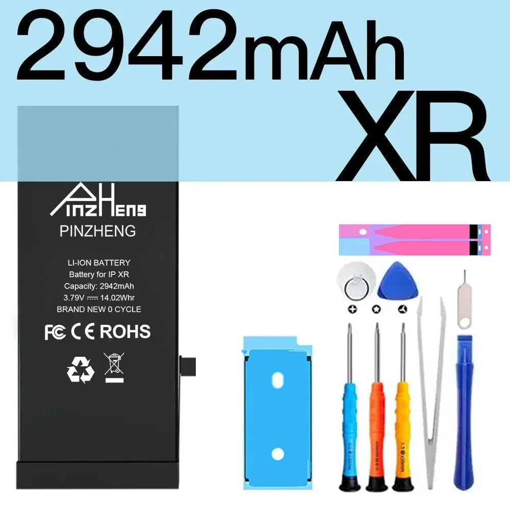 PINZHENG High Capacity Replacement Battery for iPhone X, XR, XS, 11, 12 & 13 Mini, Pro & Pro Max
