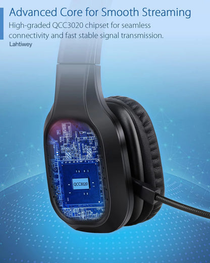 Premium Trucker Bluetooth Headset – Wireless Noise-Canceling Mono Headset with Mic, 30-Hour Talk Time