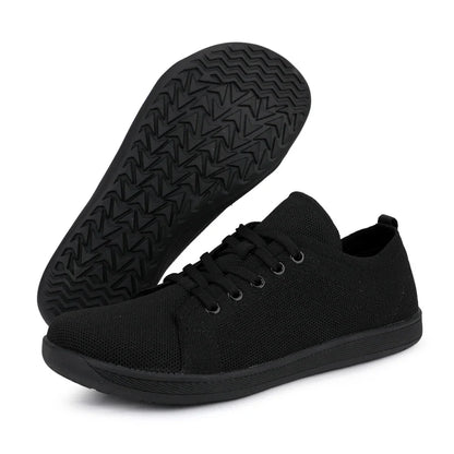 Wide Toe Barefoot Shoes for Men & Women – Minimalist Walking Sneakers with Zero Drop Sole & Breathable Mesh