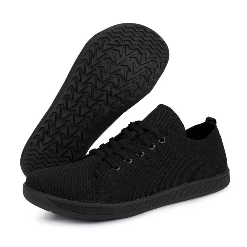 Wide Toe Barefoot Shoes — Men’s & Women’s Minimalist Walking Sneakers with Zero Drop Sole and Breathable Mesh