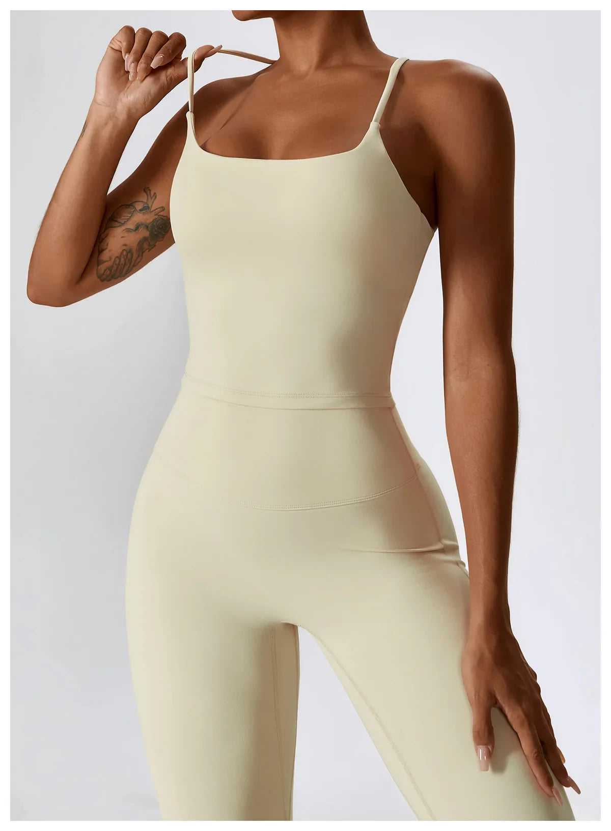 2PCS Seamless Women’s Yoga Set – Long Sleeve Crop Top & Leggings Workout Outfit, Athletic Gym Sportswear