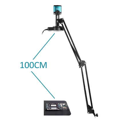 4K 48MP HDMI USB Industrial Microscope Camera – 1-130X/150X/180X Zoom C Lens for Soldering & Repair