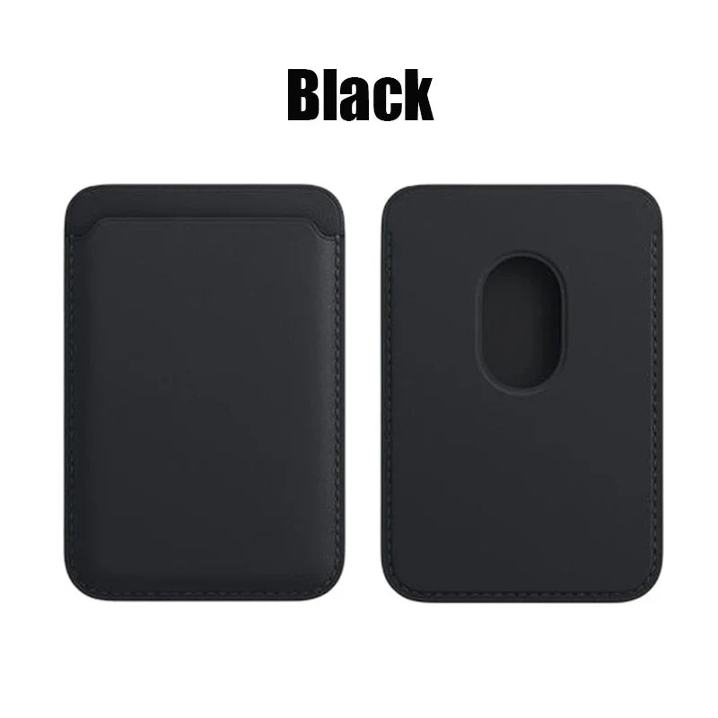 Leather MagSafe Wallet Case with Card Holder for iPhone 15 Pro Max, Compatible with iPhone 14, 13 & 12
