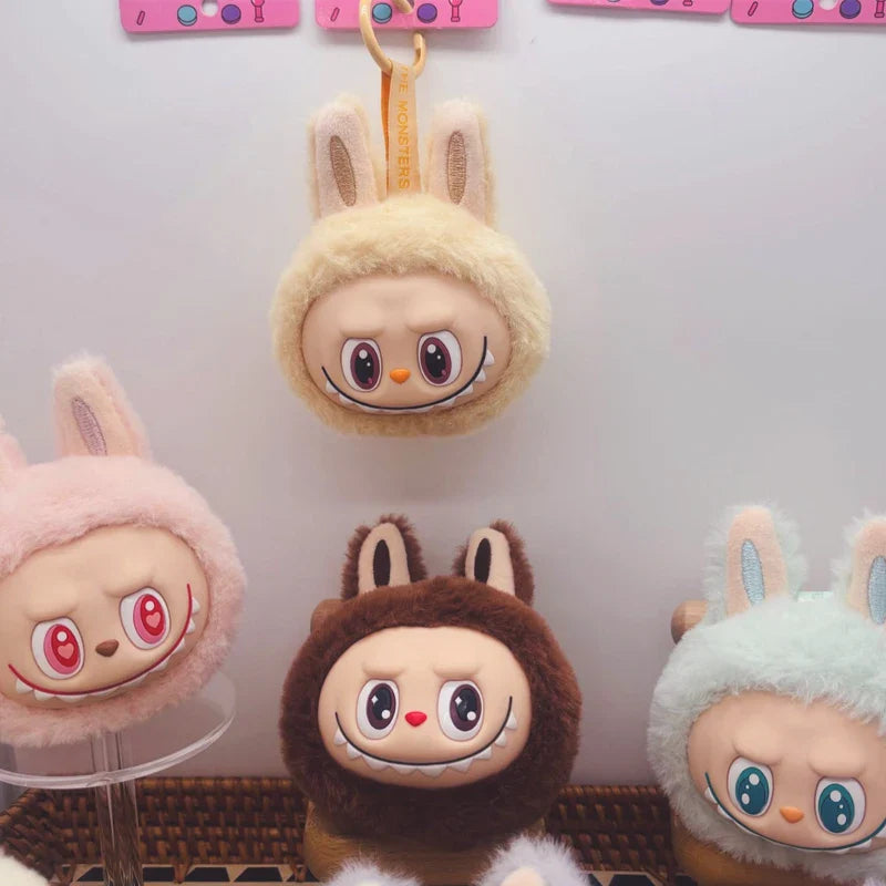 Labubu 2nd Gen Multi-Color Cute Doll Head Plush Toy — Backpack Pendant Keychain Anime Gift Box