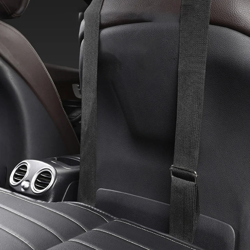 Foldable Car Travel Bed for Rear Seat – Wear-Resistant PU Sleeping Pad Mattress for SUV & Sedan Trips