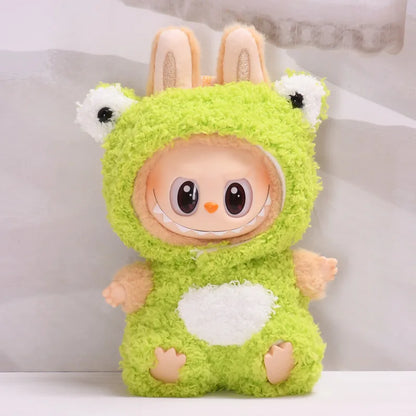 New Hot 2.0 Labubu Doll Outfit — Have A Seat Series Macaron The Monsters Vinyl Doll Clothes & Cap Accessories