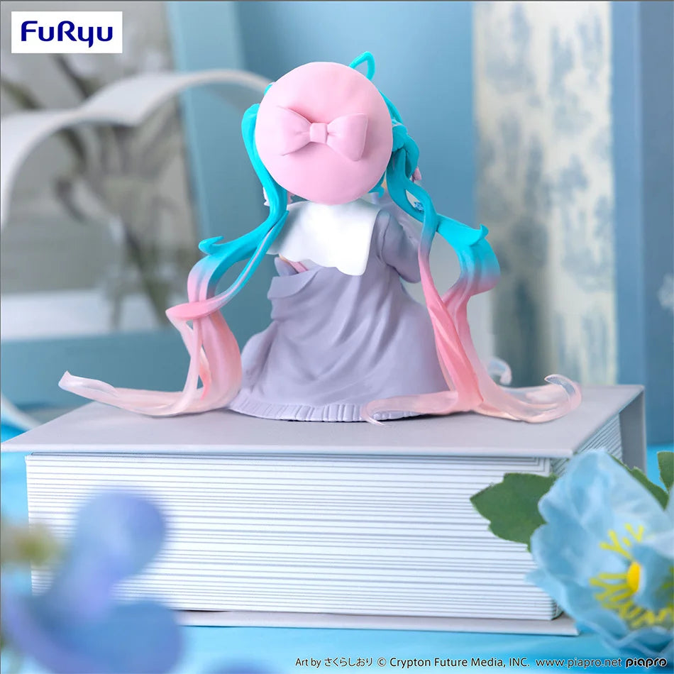 New Hatsune Miku Anime Figure – Pink Sakura Sitting PVC Action Figure, Model Toy Decoration & Collectible Gift