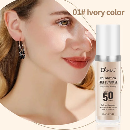 Color Changing Liquid Foundation – Concealer, Face Primer, Long-Lasting Moisturizing BB Cream Base Makeup for Women