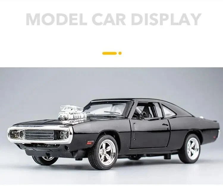 1:32 Challenger 1970 Classic Alloy Car Model – Diecast Toy Vehicle for Kids & Collector Decoration