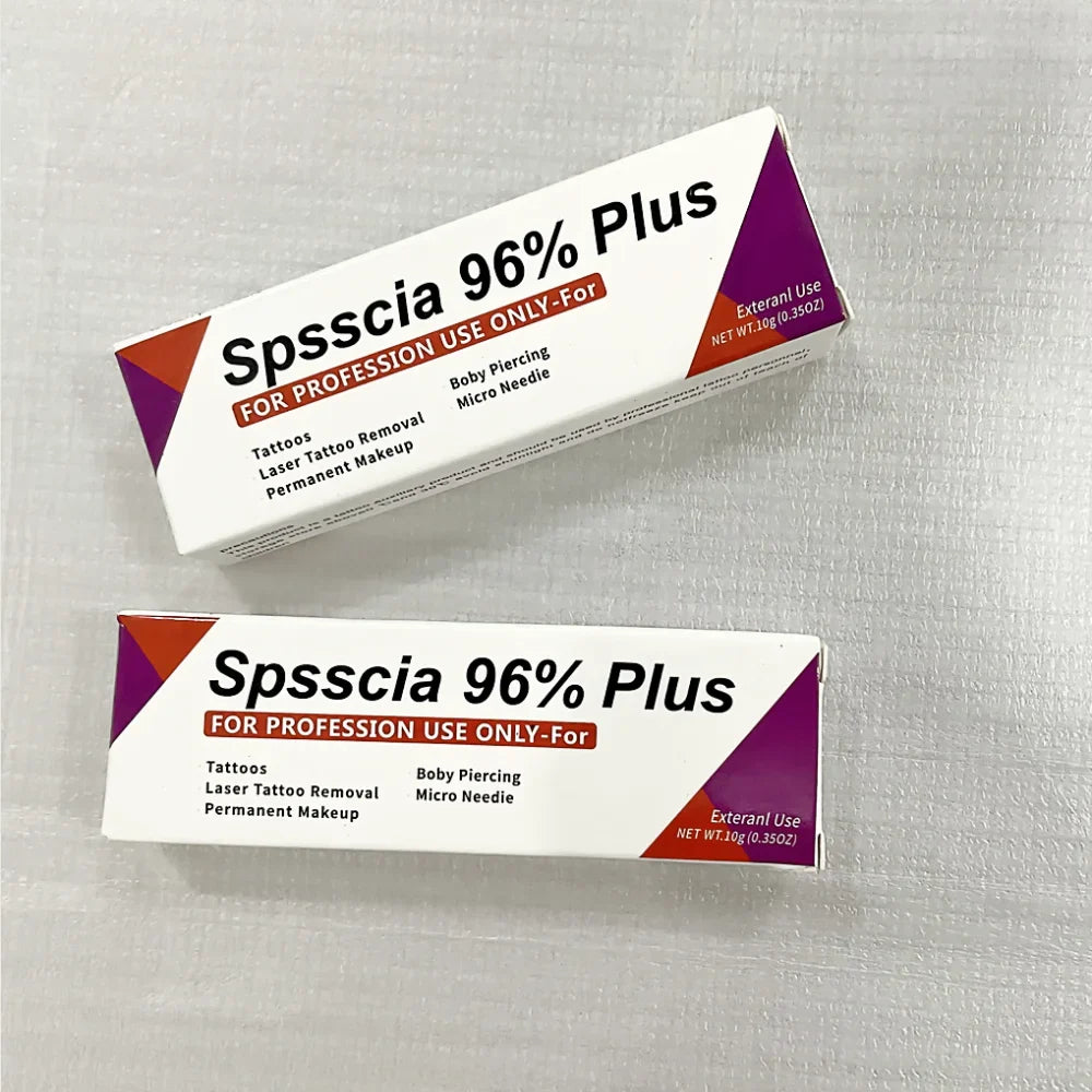 SPSSCIA Original 96% Tattoo Cream – 10g Pre-Treatment for Permanent Makeup, Microblading, Eyebrows & Lips