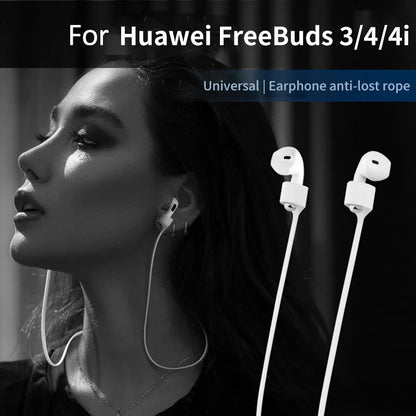 Magnetic Wireless Anti-Lost Silicone Earphone Cable Holder - Neck String for AirPods Pro, Airdots, Samsung Buds Plus