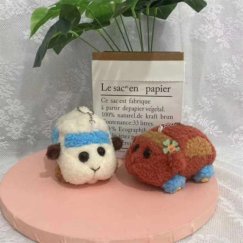 Cute PUI PUI Plush Toy Keychain – Anime Guinea Pig Stuffed Bag Pendant Birthday Gift