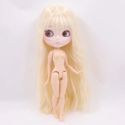 ICY DBS Blythe Doll 1/6 Joint Body 30cm BJD – Shiny Face with Extra Hands, DIY Fashion Doll Gift
