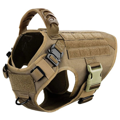 Large Dog Harness & Leash Set — Training & Walking Vest for German Shepherd, Malinois