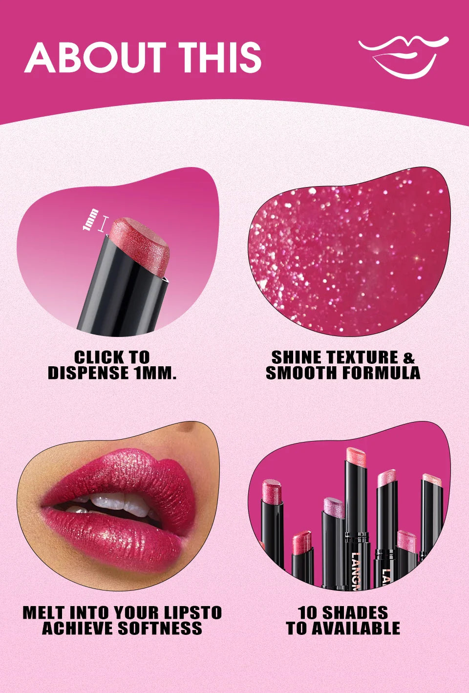 Diamond Pearlescent Lipstick – Waterproof, Long-Lasting Matte Velvet Lipstick with Non-Stick Shine for Sexy Red Lips          Ask ChatGPT